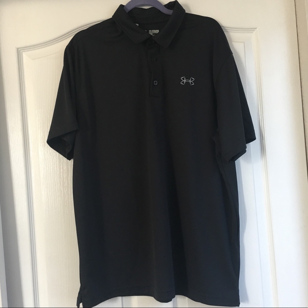 Black under armour polo